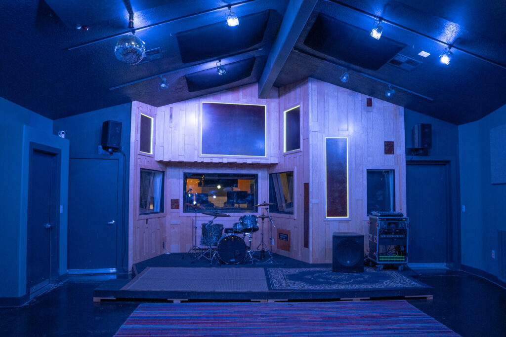 Recording studio interior for Amusement Co.